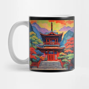 fauvsim art pagoda japan Mug